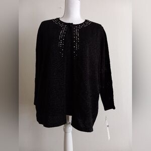 Alfred Dunner Size M Sweater Blouse $25 New